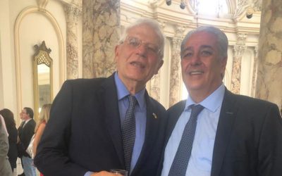 Josep Borrell se reúne con la comunidad de empresarios españoles en Cuba
